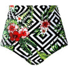 High Waisted Bikini Swim Shorts