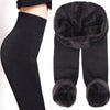 Solid Color Women Winter Trousers