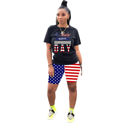 Women American Flag Legging