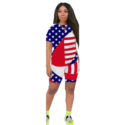 Women American Flag Legging